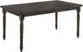 Weathered Gray Wood Dining Table T743847