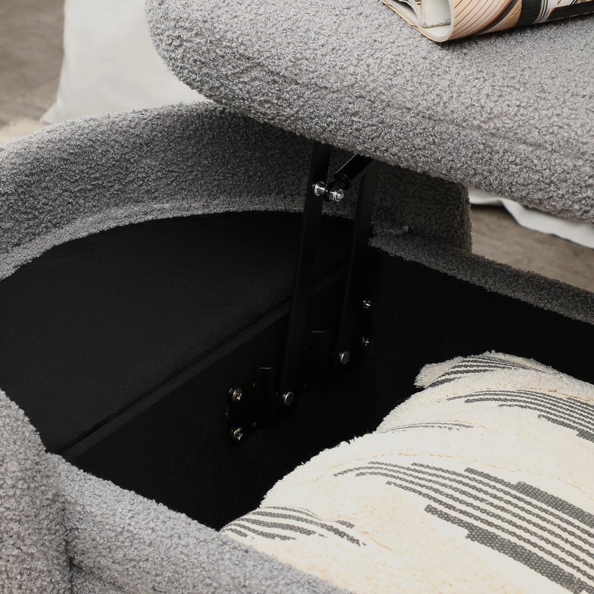 Grey Sherpa Storage Bench C69792