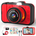 Kids Digital Camera with Rotating Zoom Lens, 3.5” Screen, 1080P, 32GB Card P820