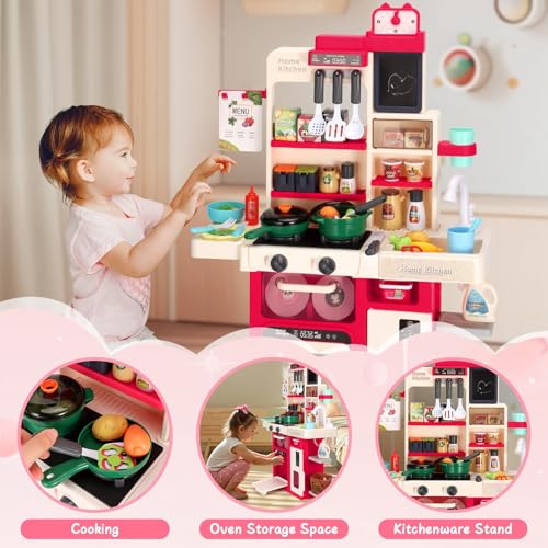 Green Kids Kitchen Playset with Sound and Light F325