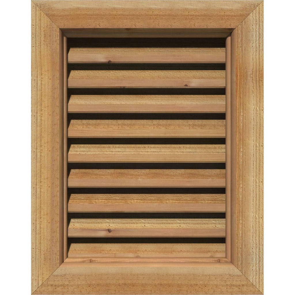 Unfinished Functional Rough Vertical Gable Vent J94890