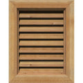 Unfinished Functional Rough Vertical Gable Vent J94890