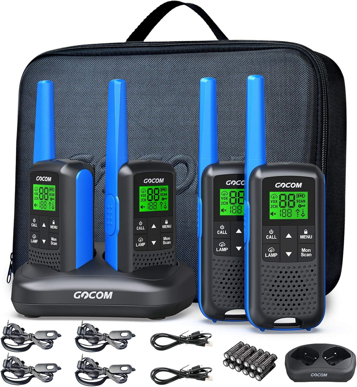 Long Range Walkie Talkies 4Pack X834904