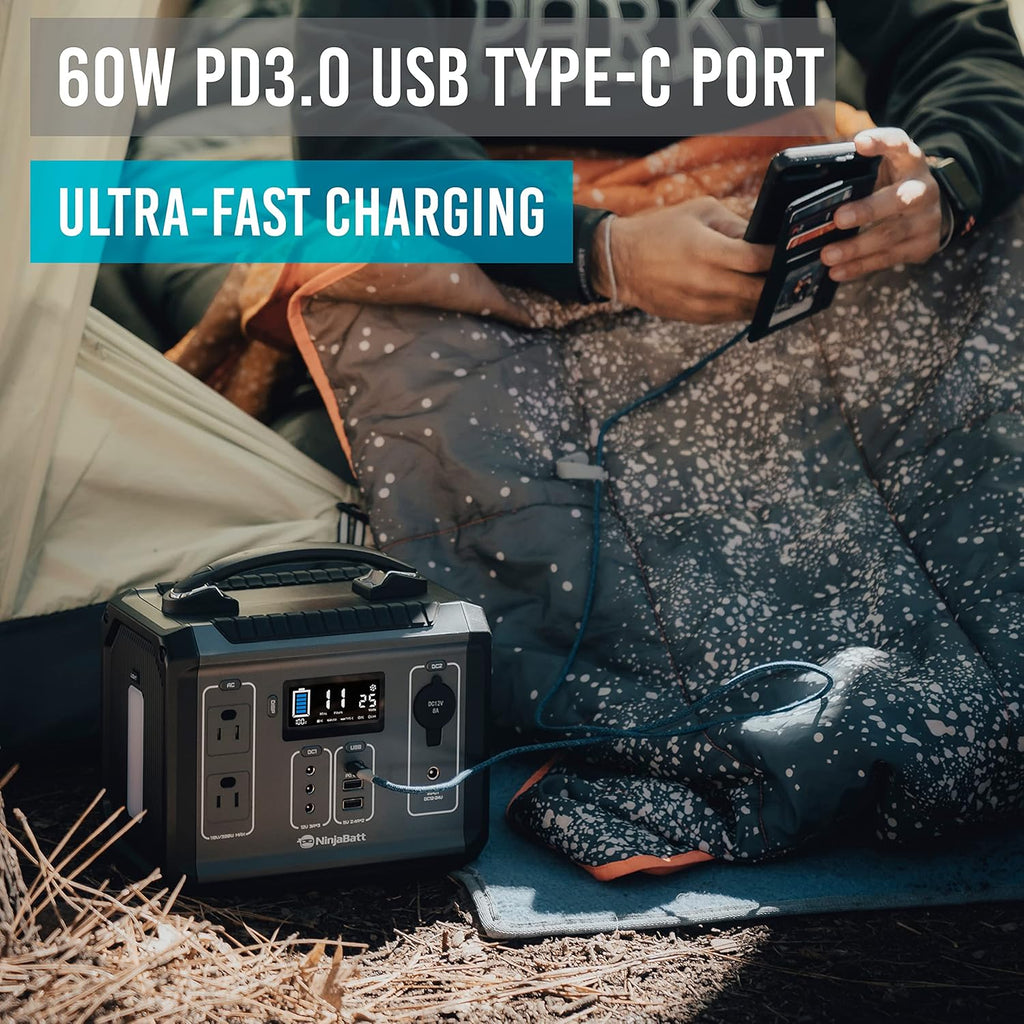 300W Portable Power Station 280Wh Solar Generator V6273