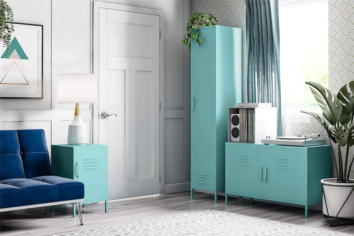 2 Door Metal Locker Accent Cabinet P267831