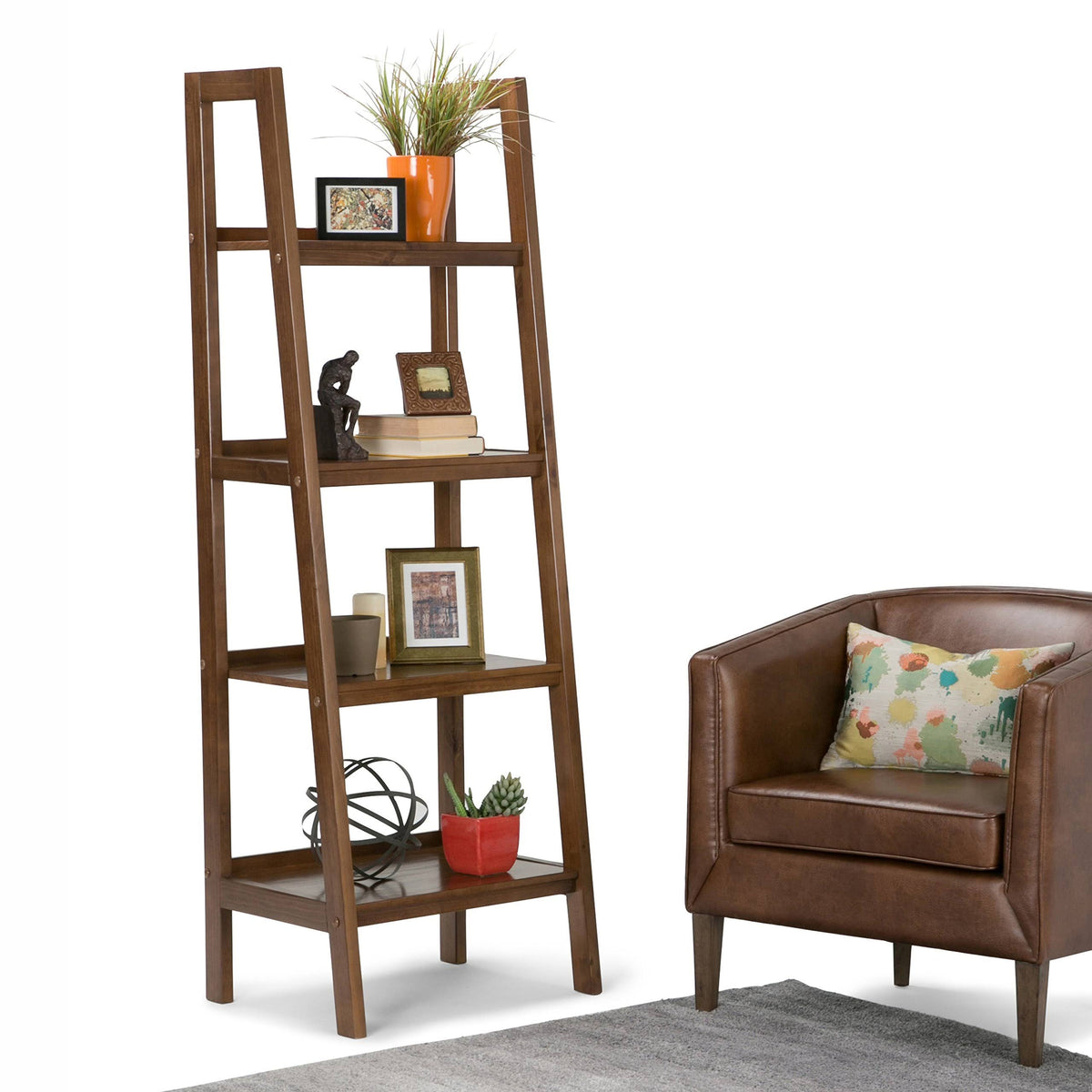 Solid Pine 4 Shelf Bookcase O44226