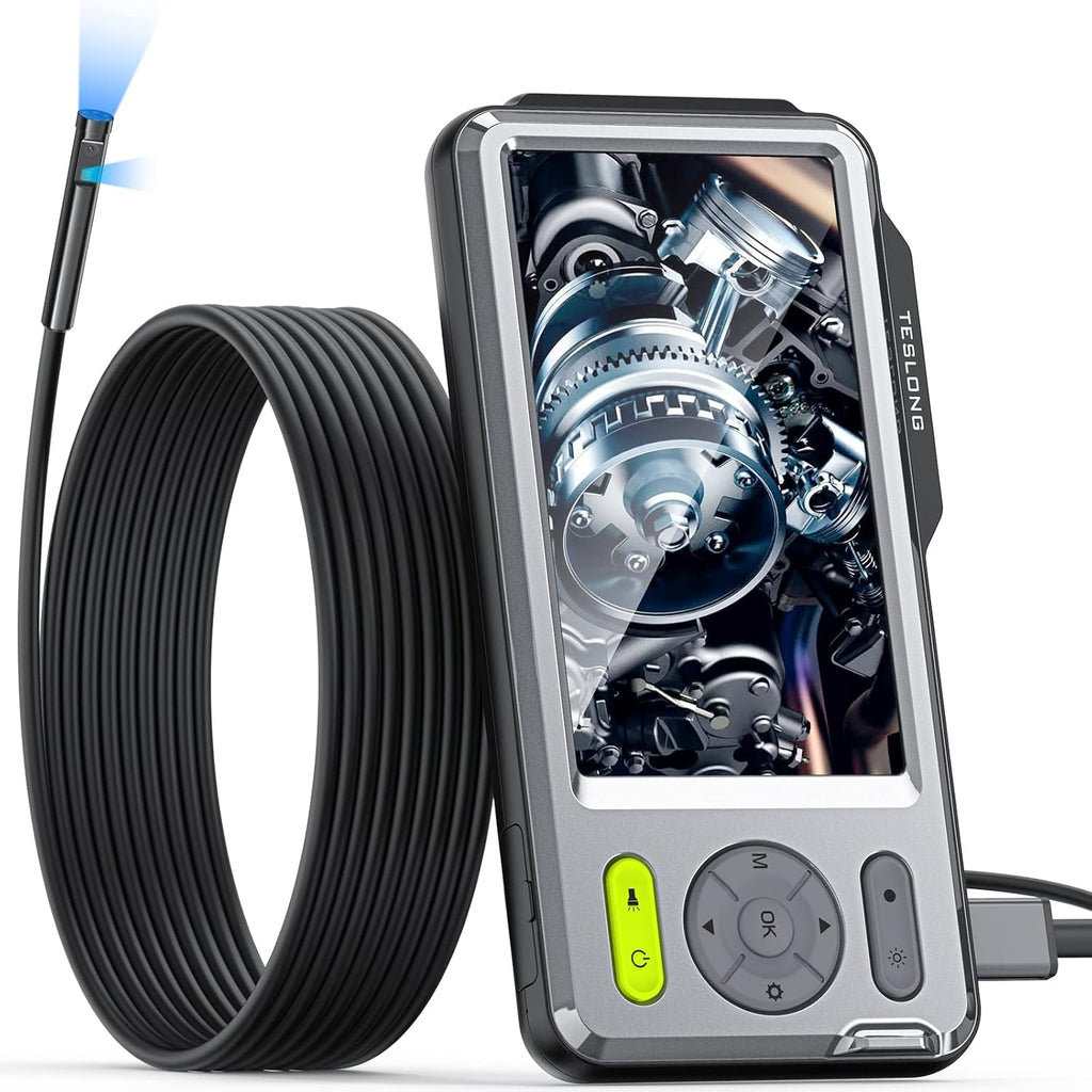 5'' HD Dual Lens Endoscope Borescope Camera with LED Lights I102