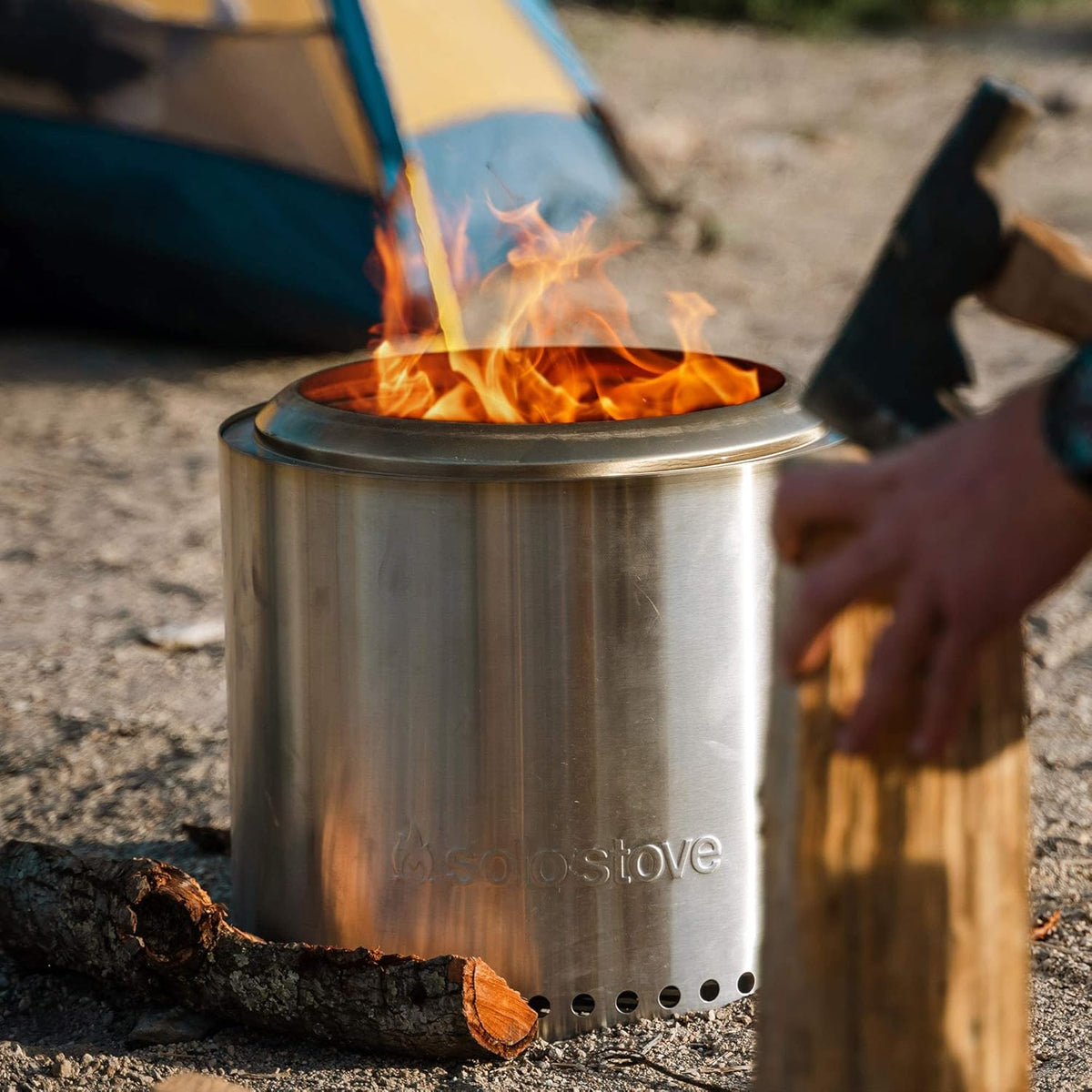 Stainless Steel Smokeless Portable Fire Pit U639
