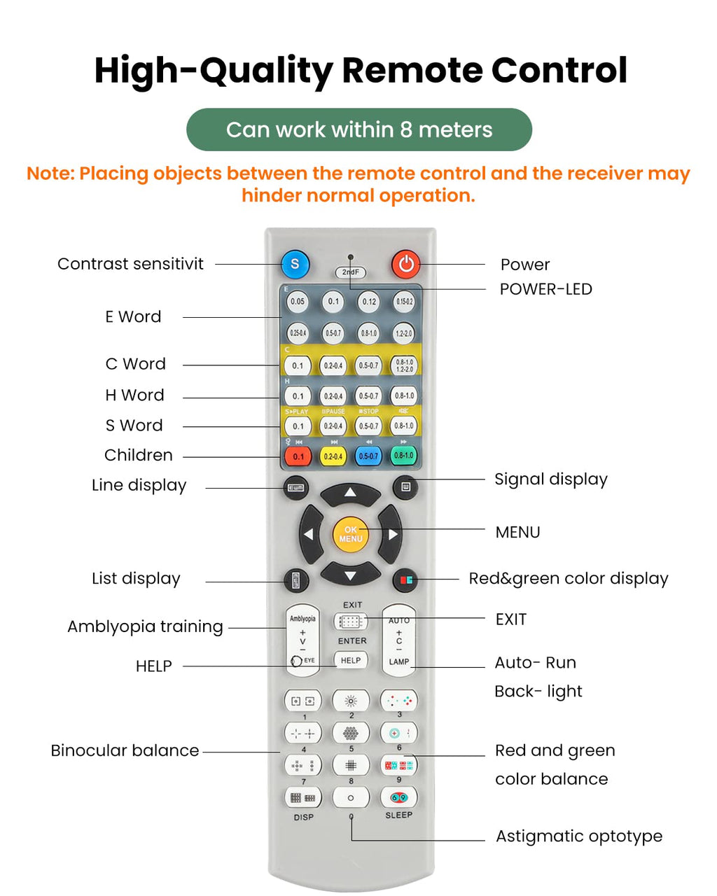 21.5inch LCD Digital Visual Acuity Chart T818