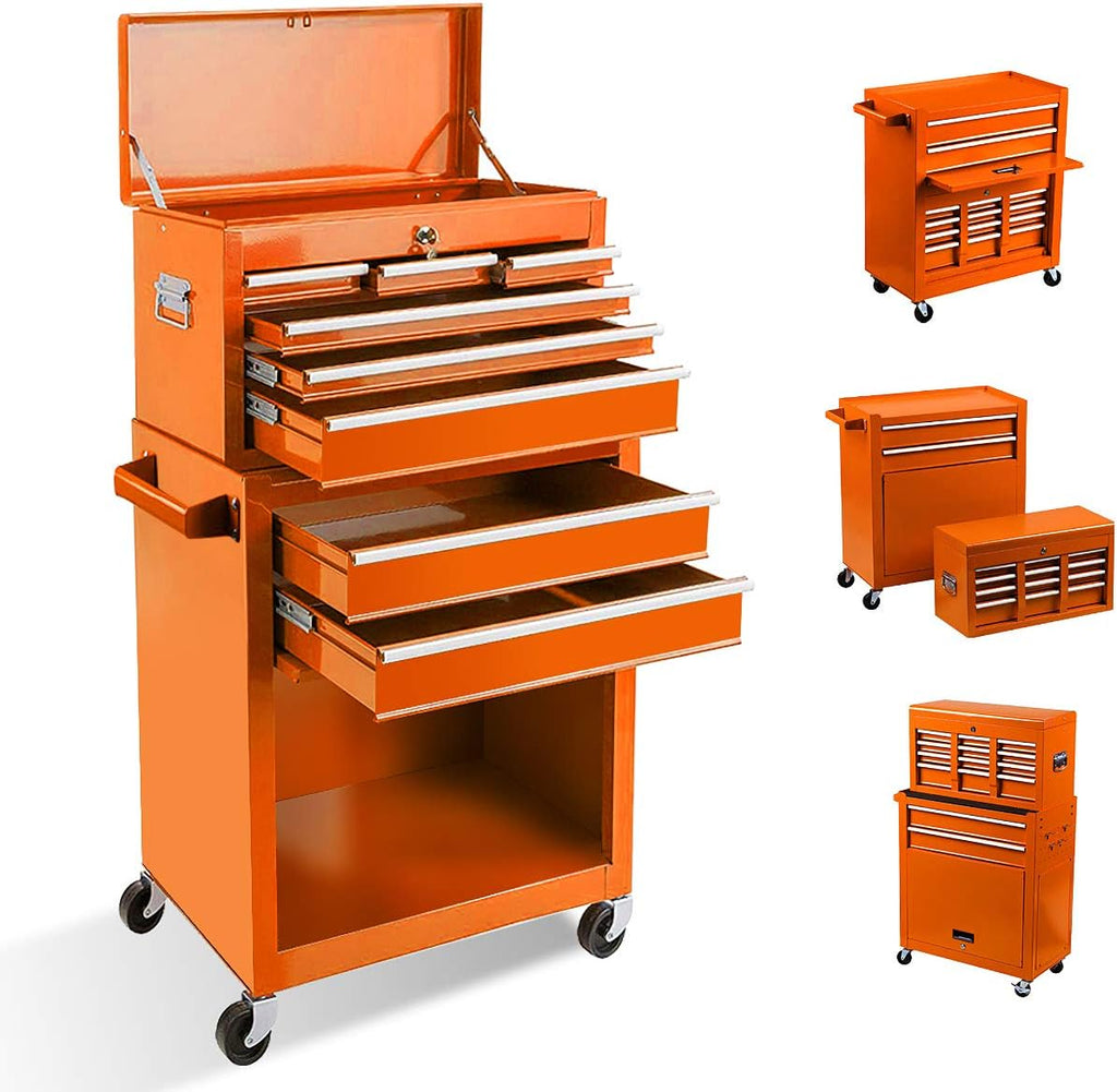 8 Drawer Rolling Tool Chest with Locks M7423