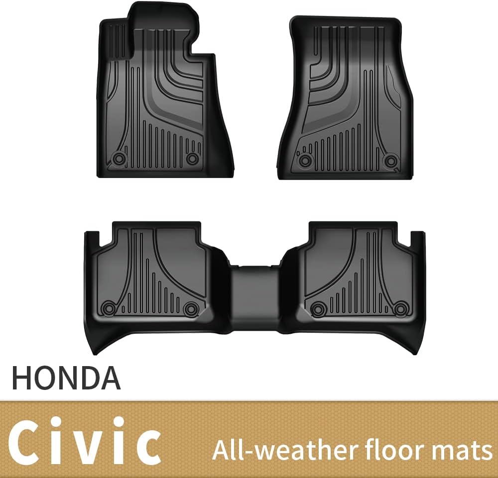 All Weather TPE Car Floor Mats Full Set R5972
