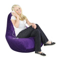 Purple Swirl Bean Bag Chair S4171