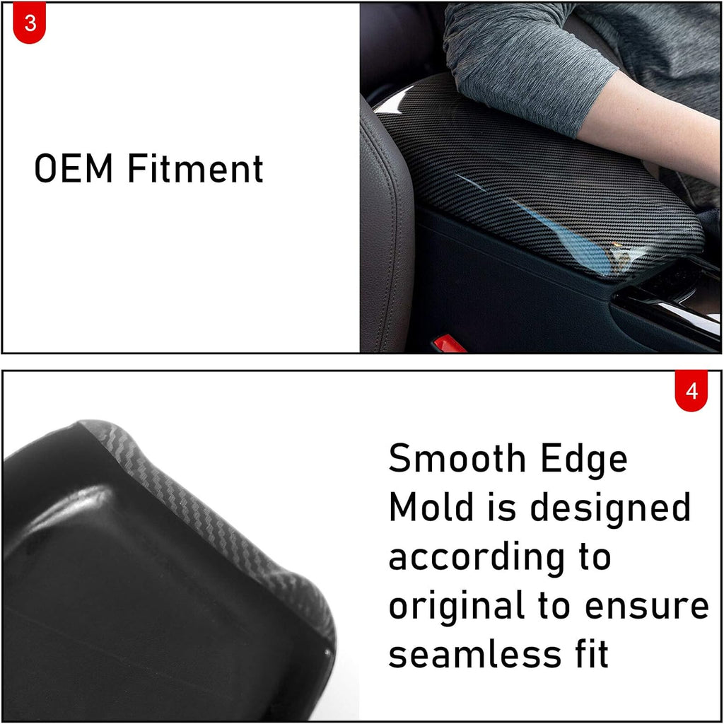Compatible with BMW 3 Series Center Armrest Box Cover Q458