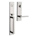Polished Brass Left Handed Keyed Entry Handleset N893