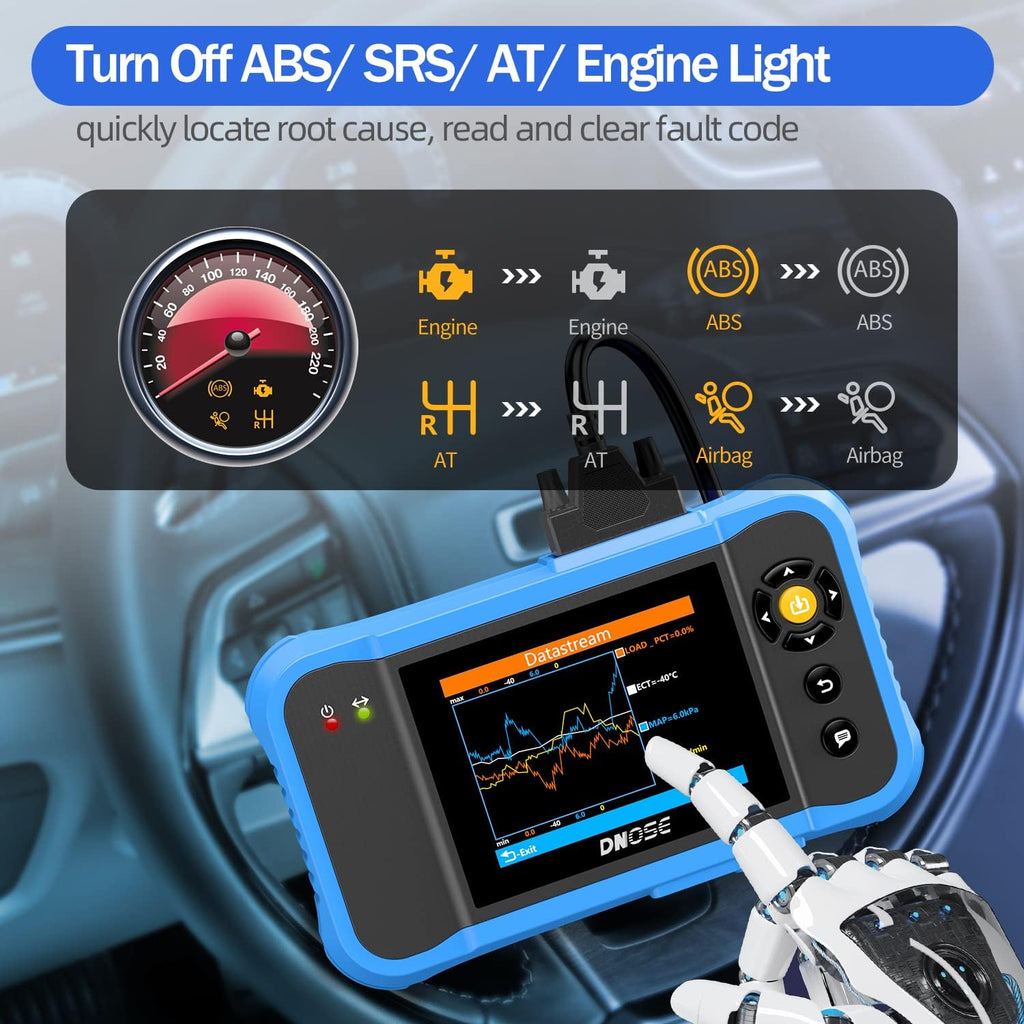 OBD2 Scanner 4-System Diagnostic Scan Tool P1784