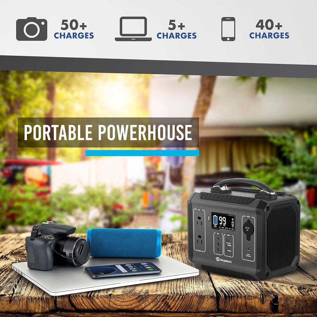 300W Portable Power Station 280Wh Solar Generator V6273