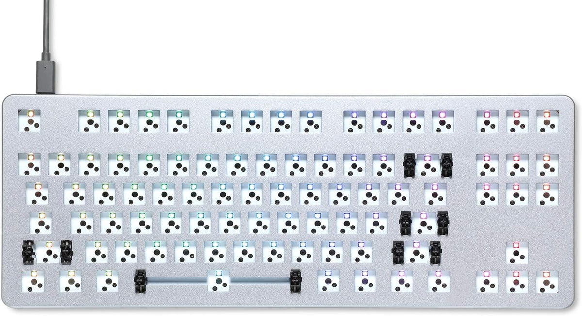 Mechanical Keyboard 87 Key Hot-Swap RGB Backlighting Aluminum Frame G8966