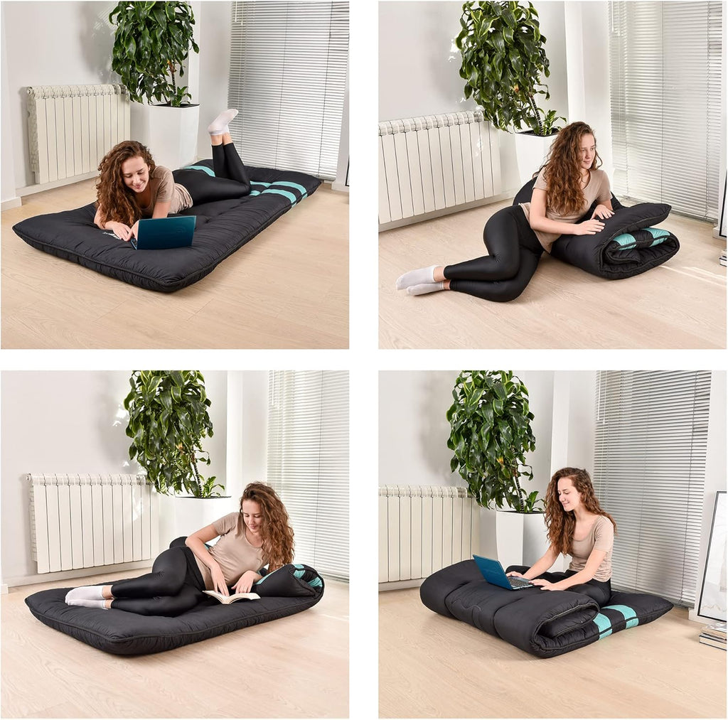Foldable Japanese Futon Mattress Twin Size V78343