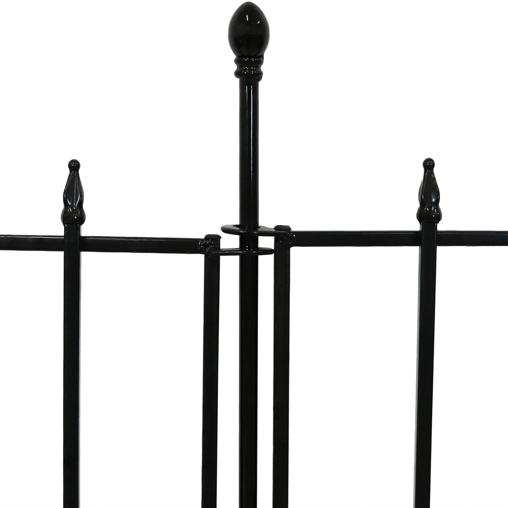 Black Iron Garden Border Fence W5323