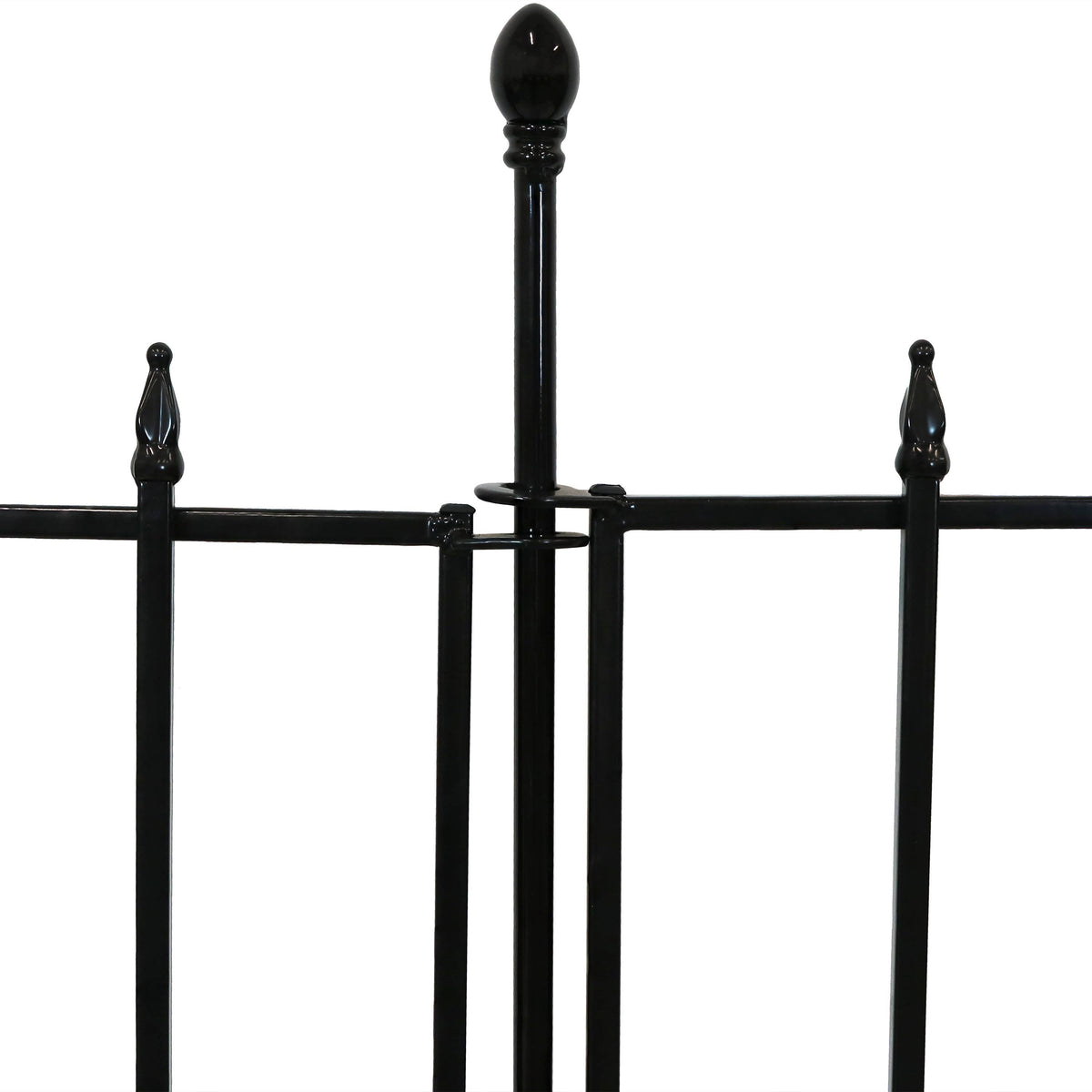 Black Iron Garden Border Fence W5323