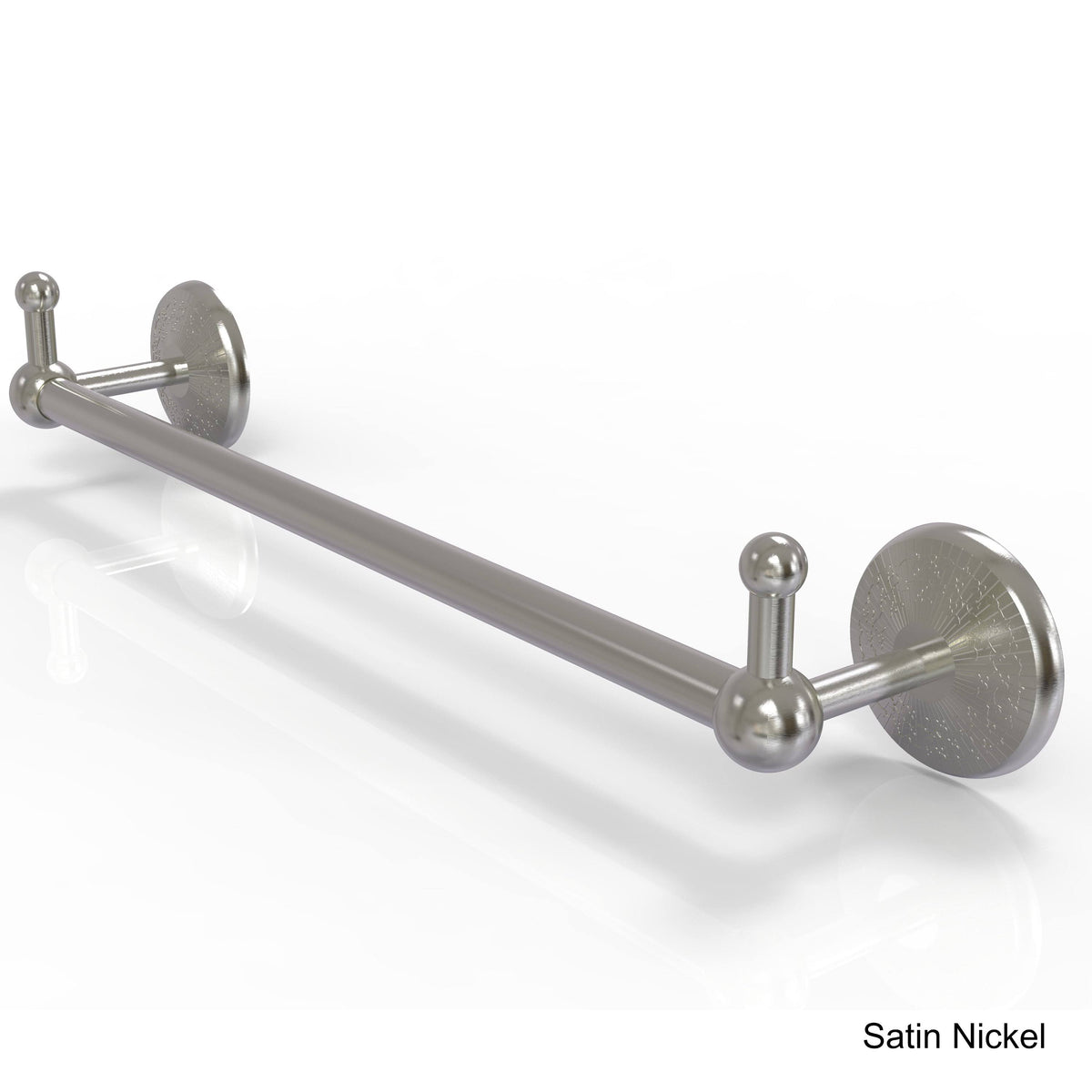 30 inch Polished Brass Towel Bar with Integrated Hooks O206