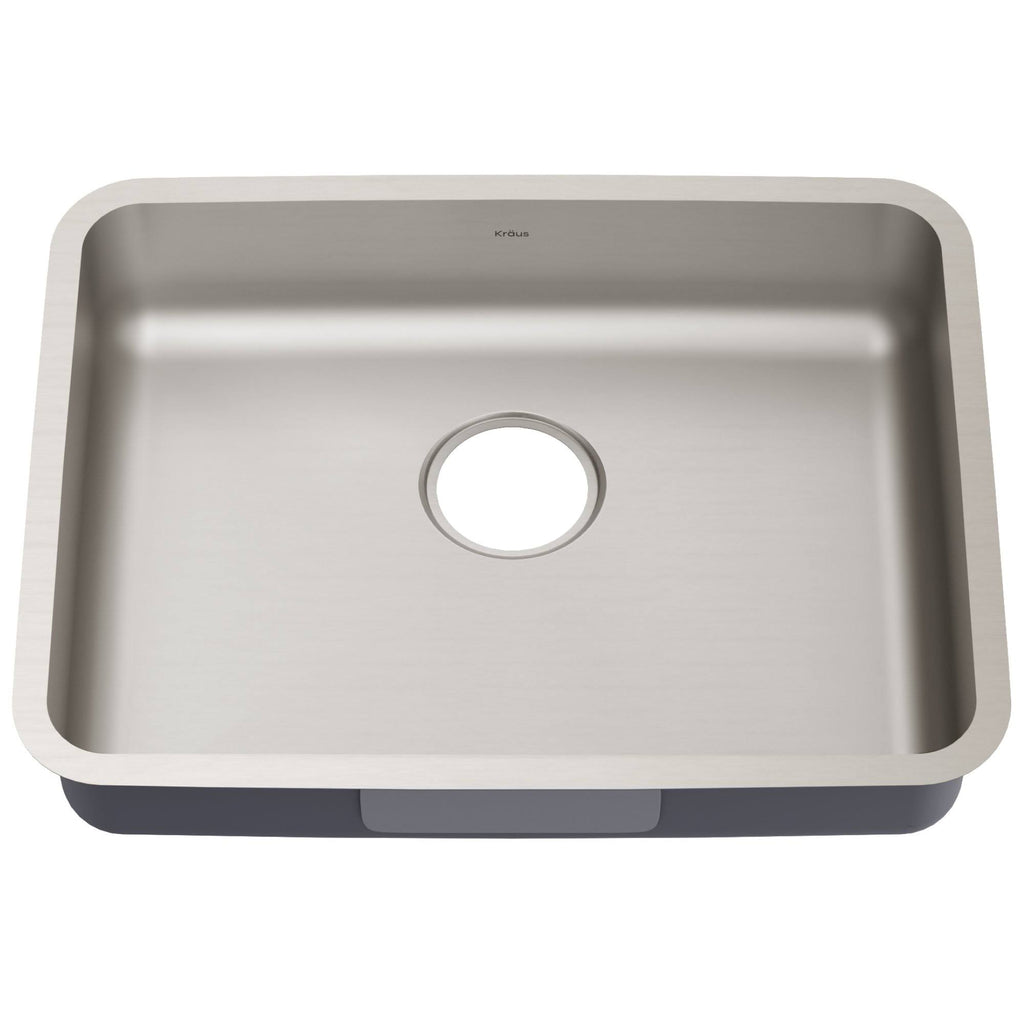 25 in. 16 Gauge Undermount Stainless Steel Single Bowl Kitchen Sink I890