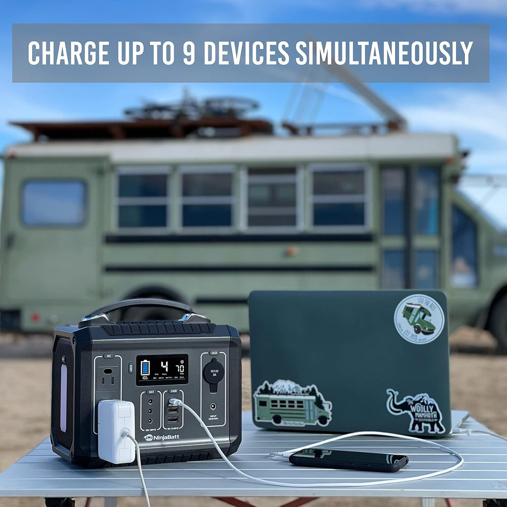 300W Portable Power Station 280Wh Solar Generator V6273