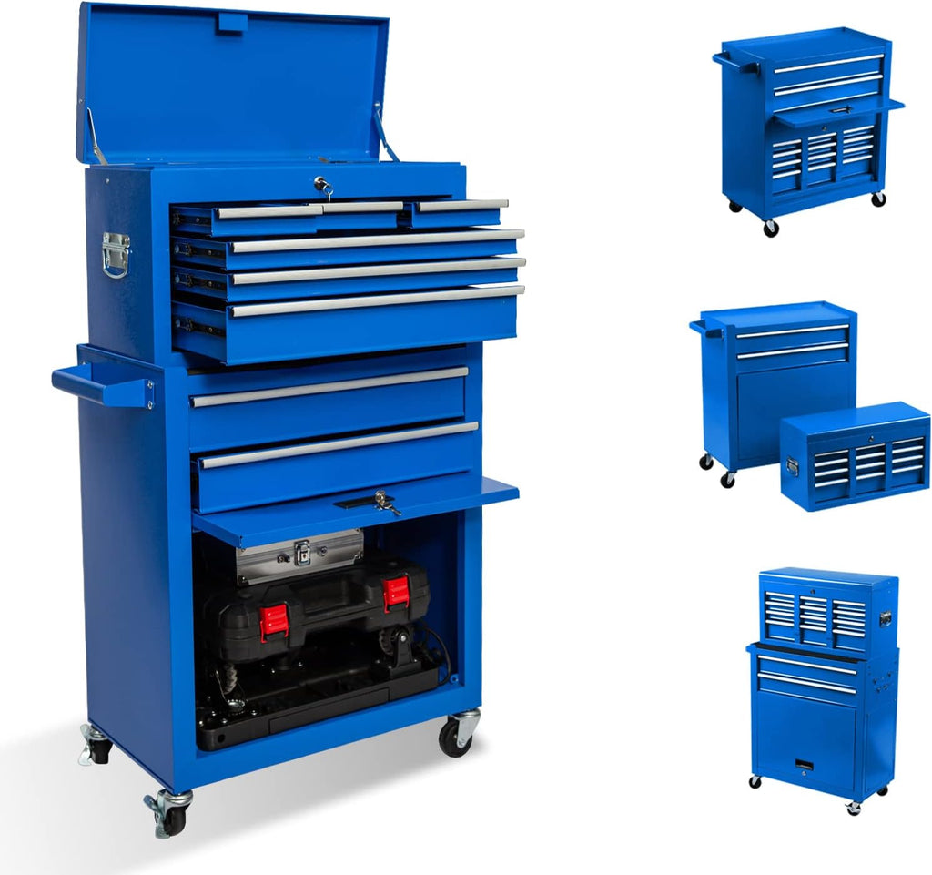 8 Drawer Rolling Tool Chest with Locks M7423