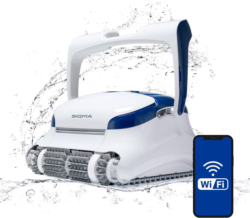 Robotic Pool Cleaner with Bluetooth and Top-Load Cartridge Filters B74981