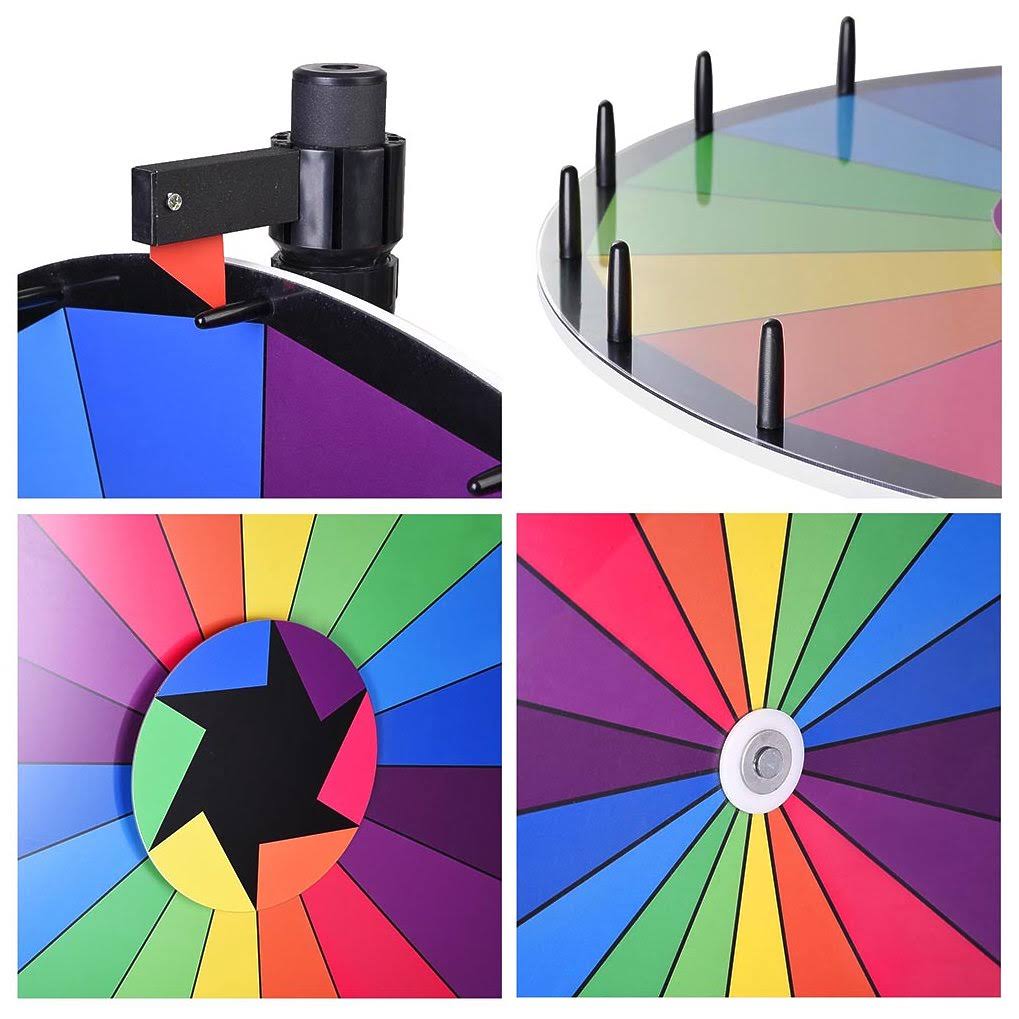 36x22 18 Slot Prize Wheel with Stand C493
