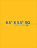 Fluorescent Orange Paper 8.5 x 5.5 Laser Sheets E317
