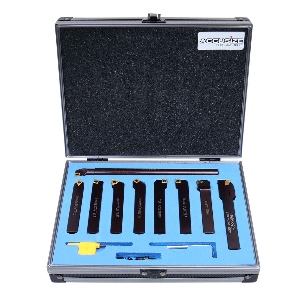 1/2 9 Pieces/Set Indexable Carbide Turning Tools and Boring Bar W327