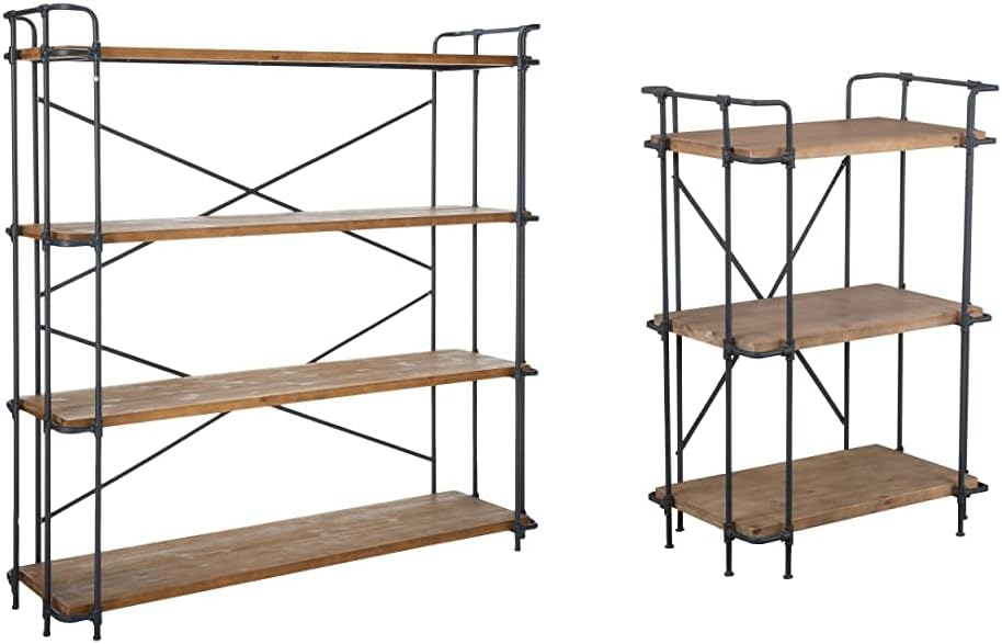 4-Shelf and 3-Shelf Bookcase I600142