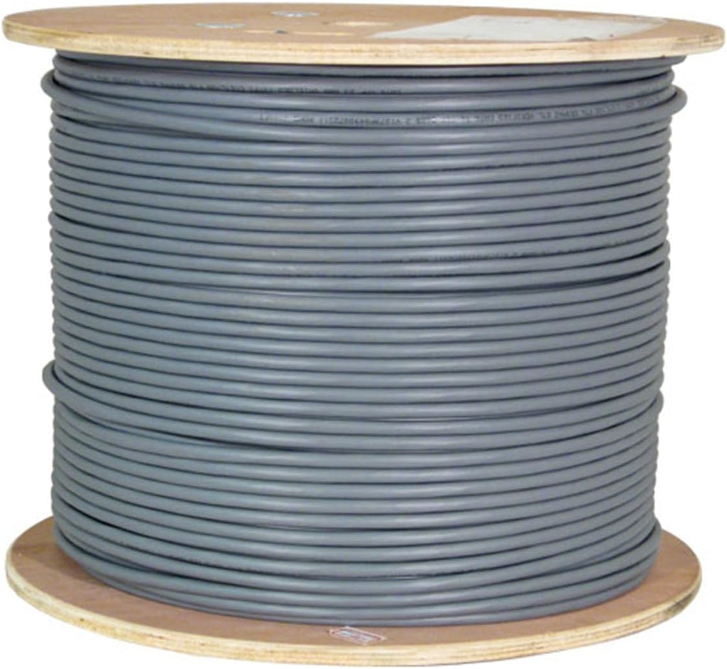 Cat6A Shielded 23AWG Solid Bare Copper 1000ft Green Ethernet Cable S475313