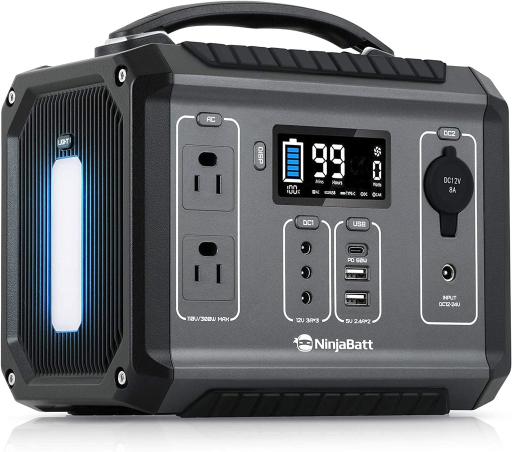 300W Portable Power Station 280Wh Solar Generator V6273