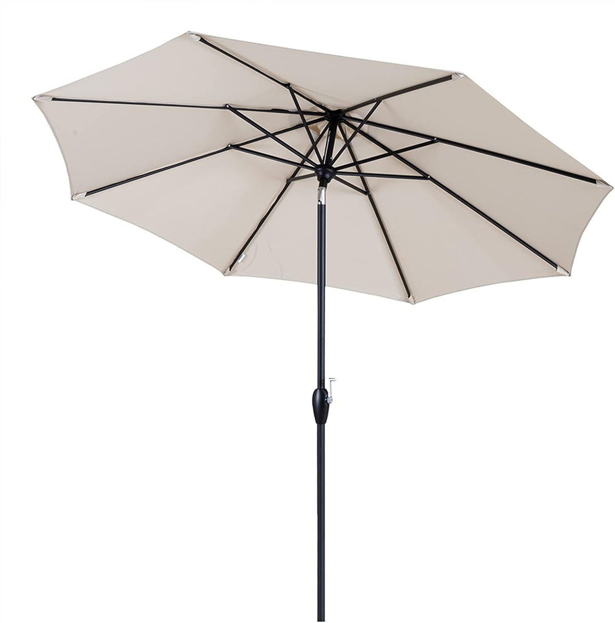 10' Outdoor Patio Table Umbrella with Auto Tilt and Crank J485992