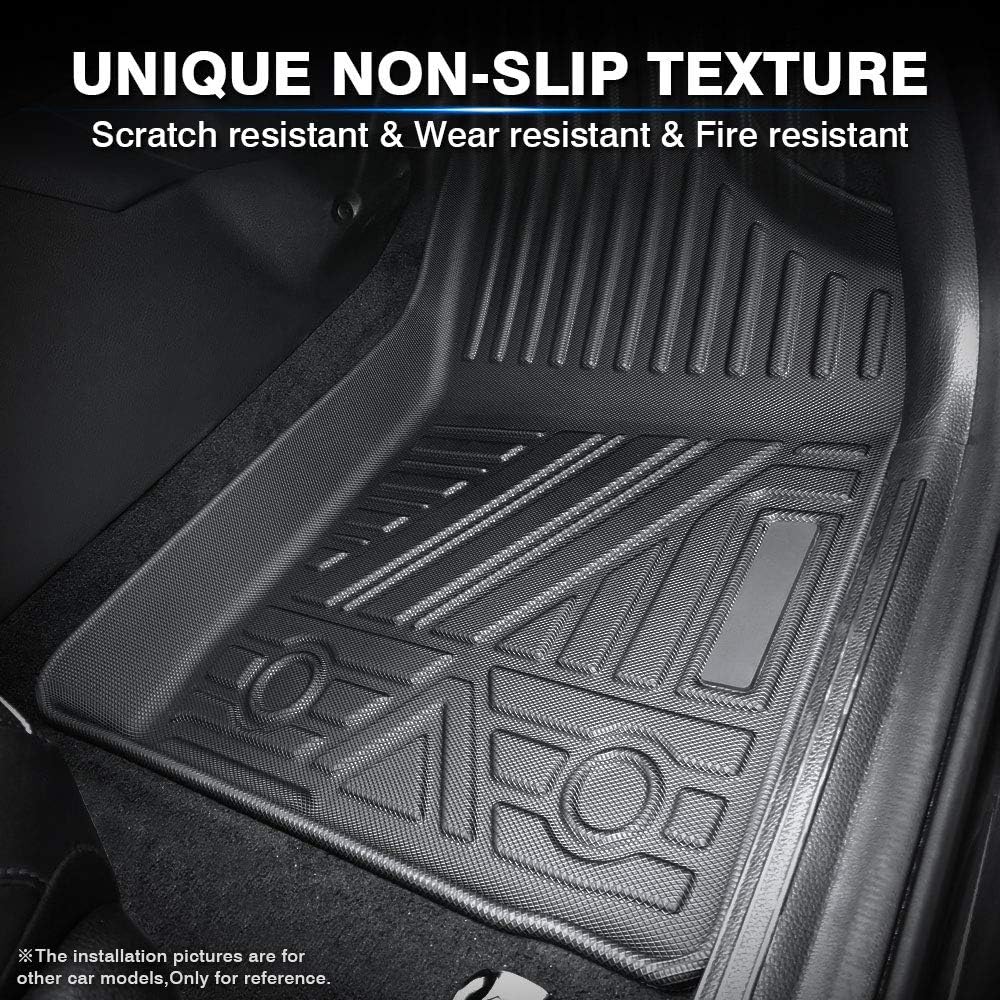 Custom Fit All-Weather Car Floor Mats Full Set TPE K2641