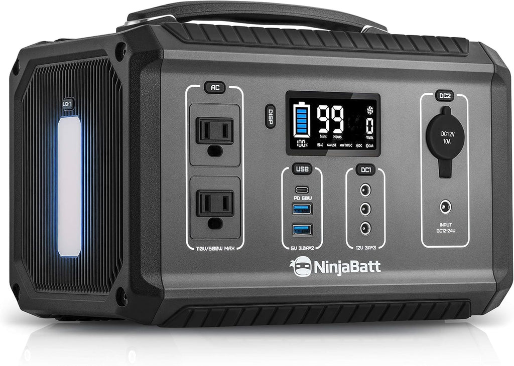 300W Portable Power Station 280Wh Solar Generator V6273