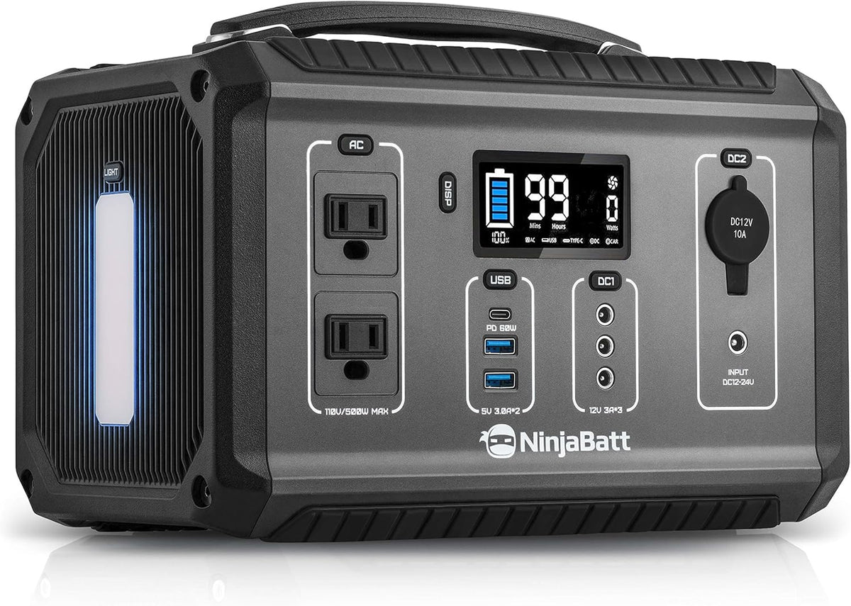 300W Portable Power Station 280Wh Solar Generator V6273