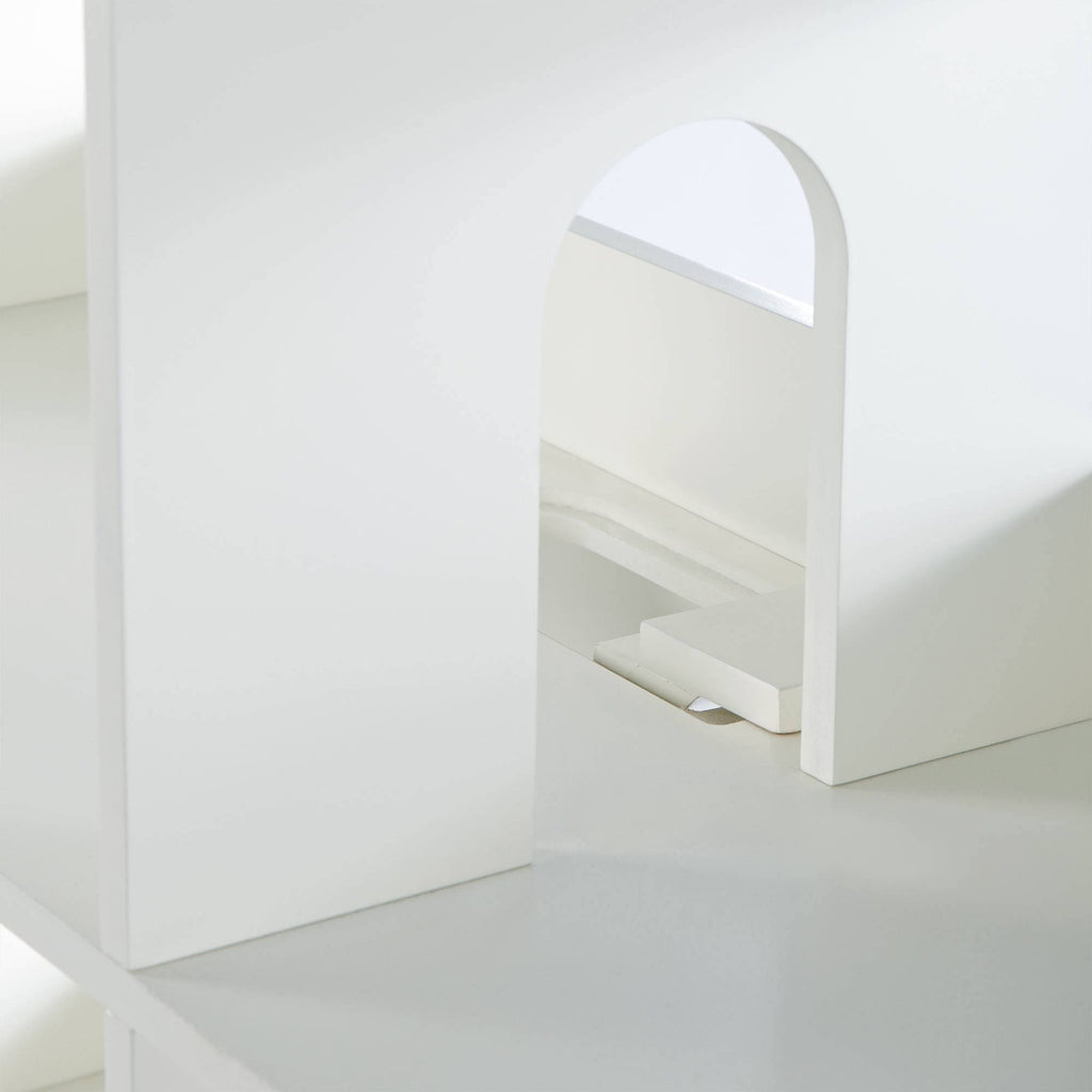 Kids Dollhouse Bookcase White L362513