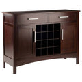 43.50” Cappuccino Brown Buffet Cabinet J257