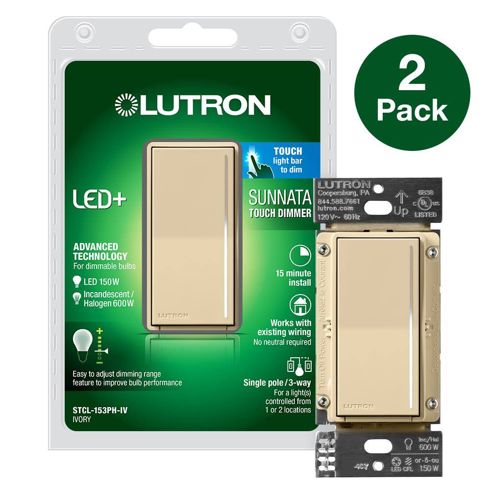 150-Watt 3-Way Dimmer Switch, Ivory (2-Pack) V980557
