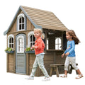 Wooden Outdoor Playhouse with Kitchen D6221