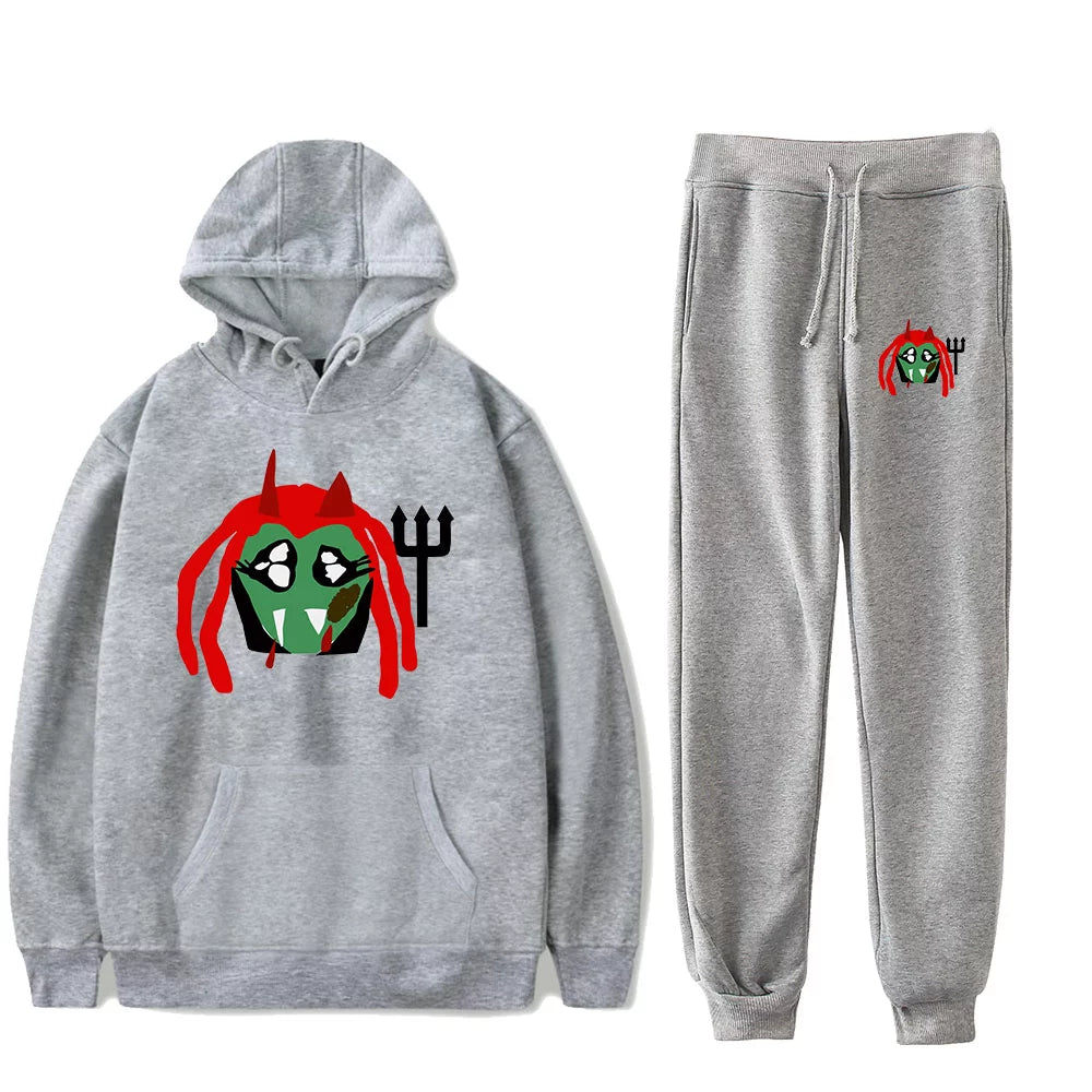 Printed Hoodies J9648
