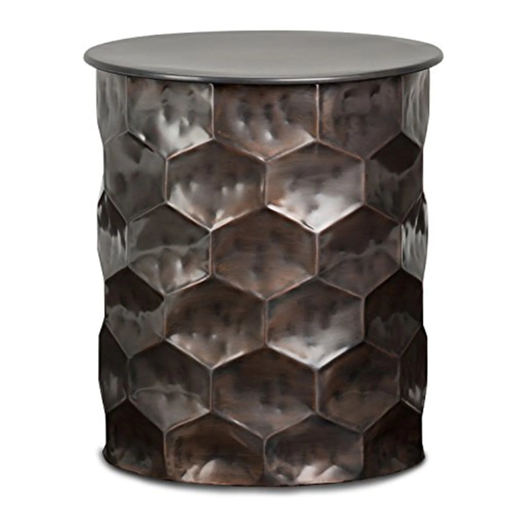 Metal Storage Accent Side Table F299