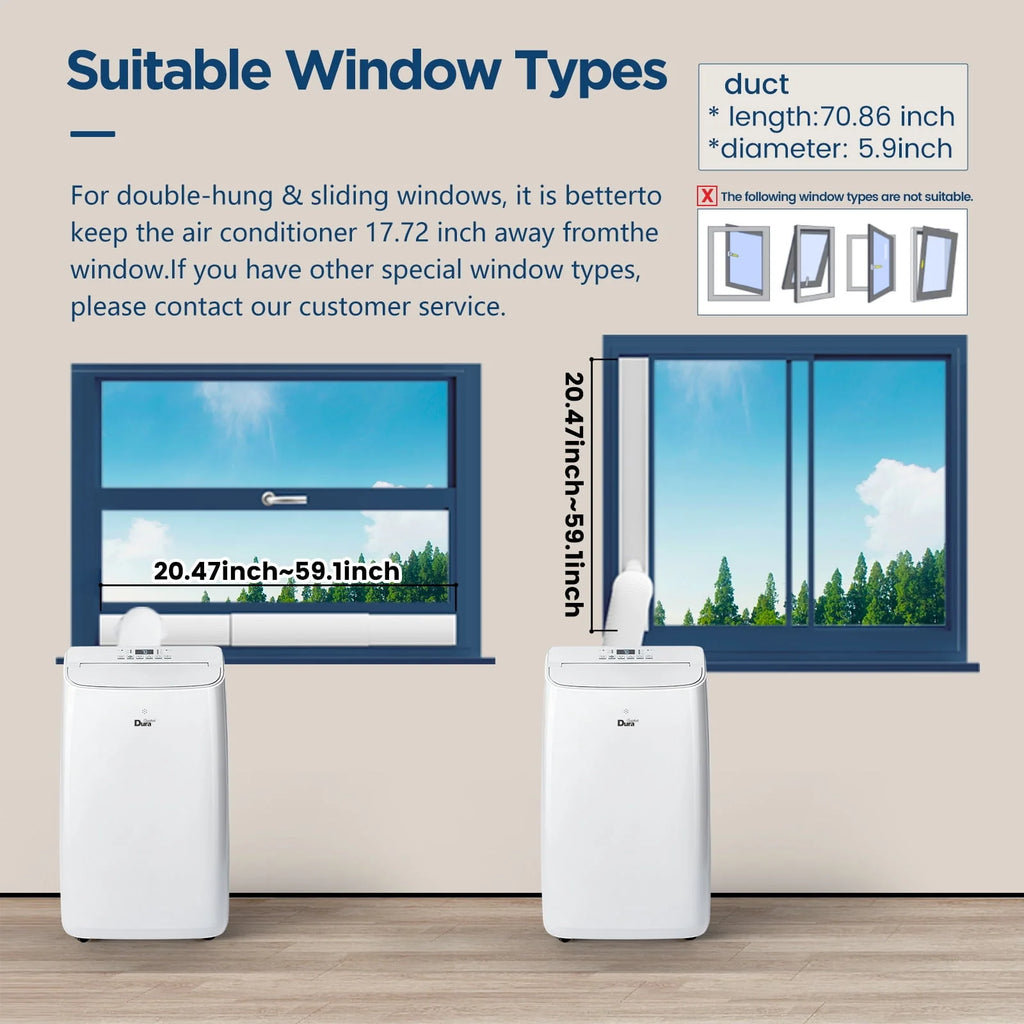 White Portable Air Conditioner, Dehumidifier, Fan R765405