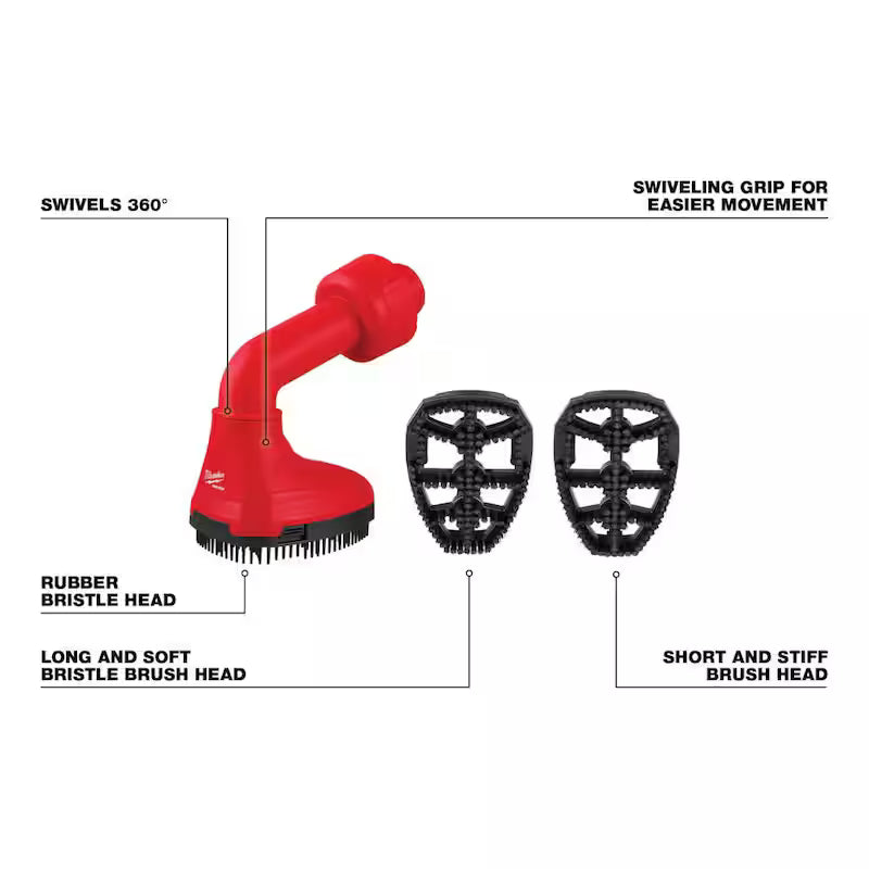 9 Gal. Cordless Wet/Dry Shop Vacuum with Swiveling Palm Brush Tool O806