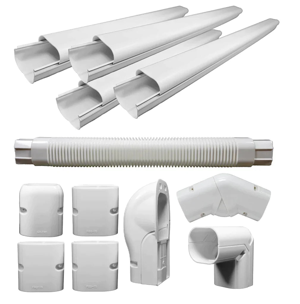 PVC Line Cover Kit for Mini Split Air Conditioners & Heat Pumps P37988