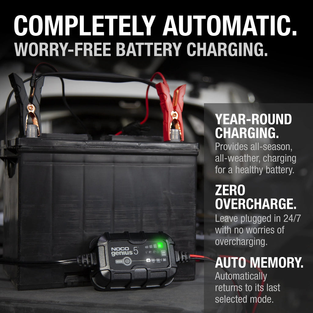 6V/12V 5A Smart Battery Charger and Maintainer F7719