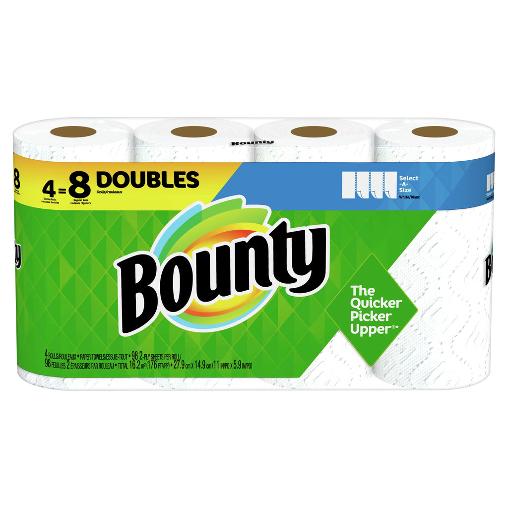 White 2-Ply Paper Towel 4 Double Rolls S602